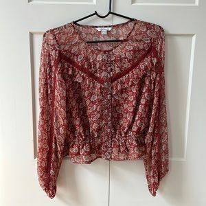 Woman’s XS American eagle blouse top.